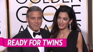 George and Amal Clooney are Getting Ready for Twins