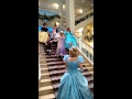 Princess stair at the Disneyland hotel
