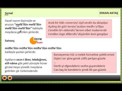 AŞIK ŞİİRİNDE ARUZLU TÜRLERİ BULMANIN PRATİK YÖNTEMLERİ