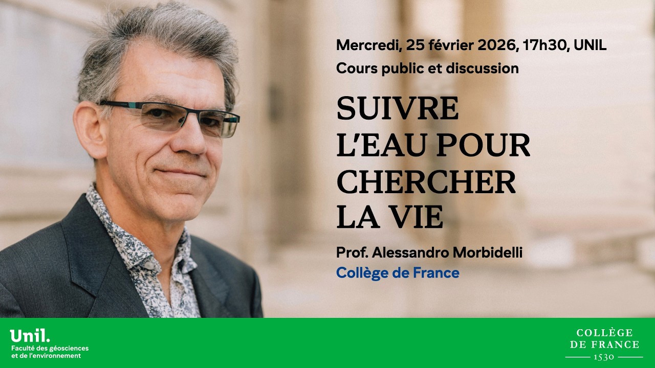 Suivre l'eau pour chercher la vie, Alessandro Morbidelli, Professeur titulaire au Collège de France.