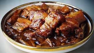 SIMPLENG SANGKAP, PERO PANG-HANDAAN ANG SARAP PAG GANITO ANG PAGKAKALUTO SA PAKSIW NA PORK BELLY!!!