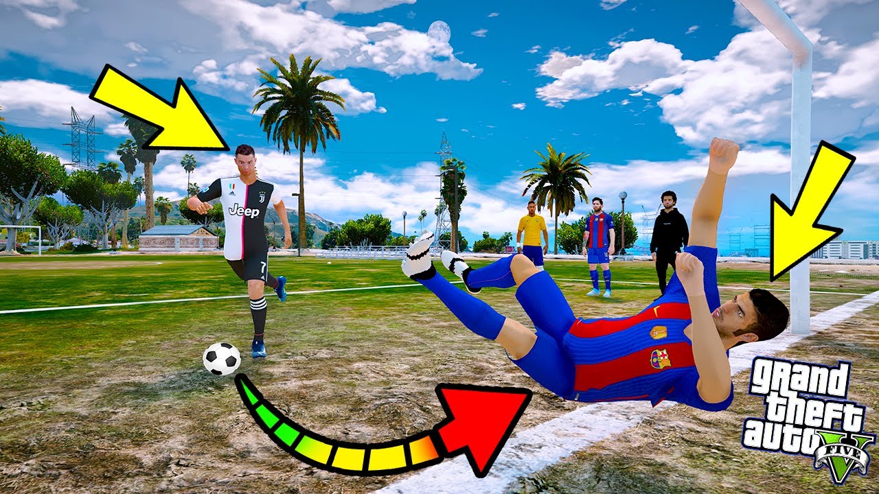 RONALDO VE SUAREZ HALI SAHA MAÇI YAPIYOR!(KAVGA ÇIKTI) - GTA 5