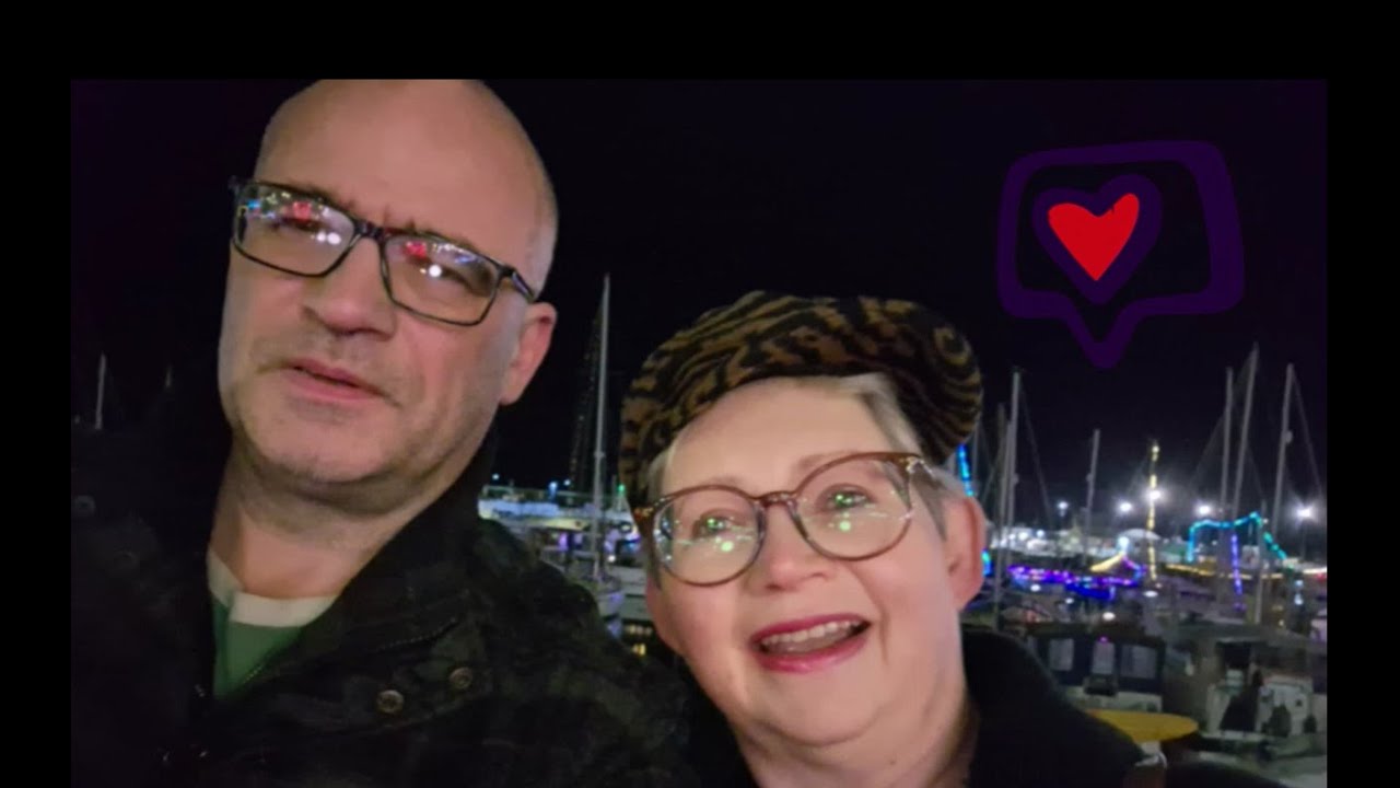 The Christmas Harbour Lights in RAMSGATE 