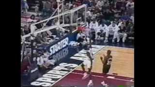 Antonio McDyess with the Steal and 360 Slam