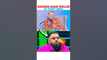 HONEY SINGH TROLL BADSHAH AGAIN 📈🔥 #honeysingh #badshah #aystaryt