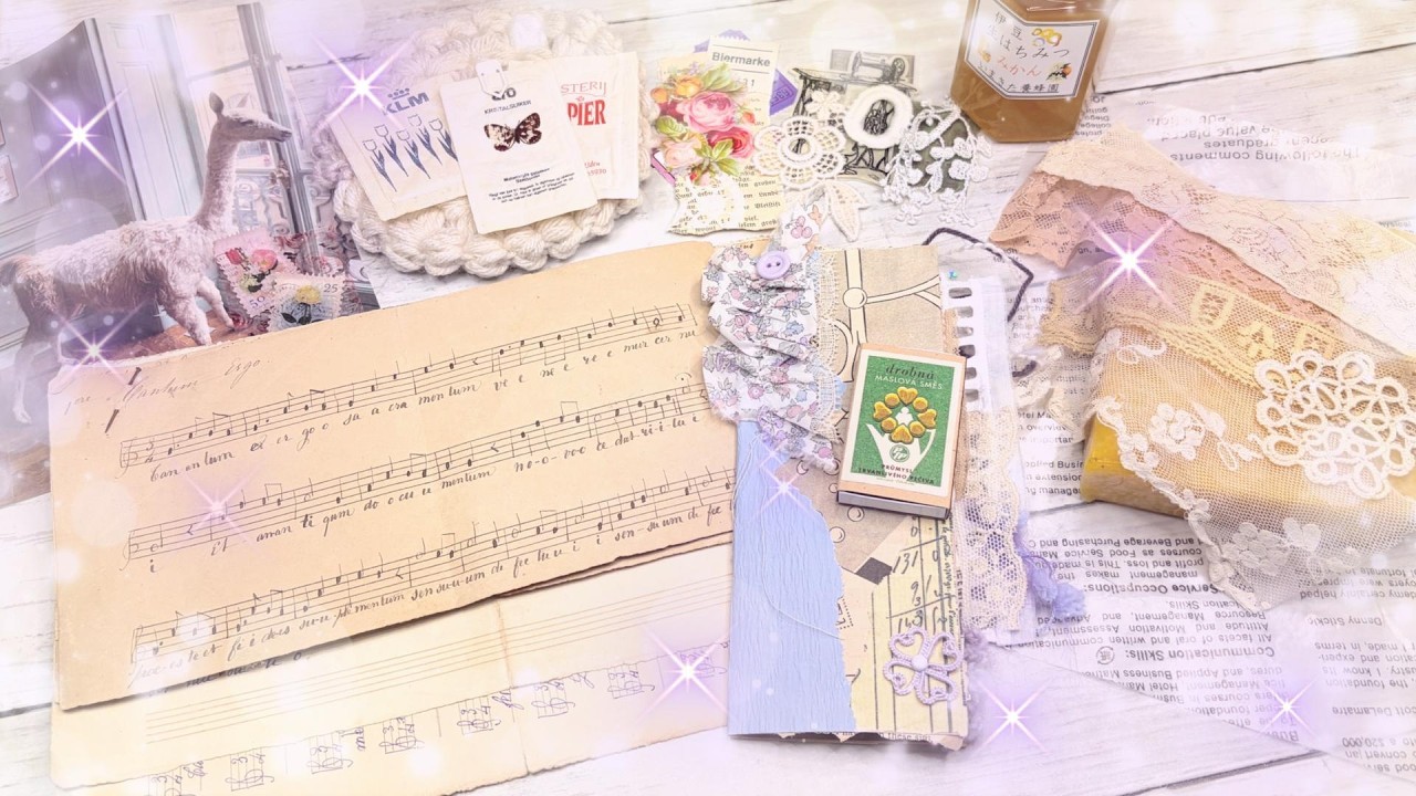 サプライズ便♡フォロワーさんから幸せ便が届きました✨手作りのレースと素敵な紙たちも✨