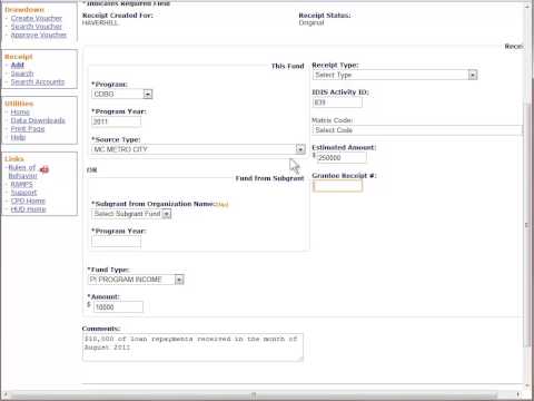 IDIS/CDBG Training: IDIS Resources for CDBG - Module 10.1: Program Income Demo