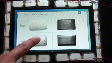 SlickFeel: Sliding and Clicking Haptic Feedback on a Touchscreen