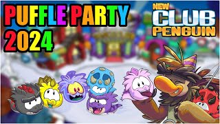New Club Penguin - Puffle Party 2024 Walkthrough + Side & Main Quests Guide (No Commentary)