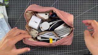 Unboxing my new tech pouch, and whats in it (another Bagsmart item)