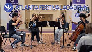 String Quartet Op 13 t 1 by Felix Mendelssohn Atlanta Festival Academy