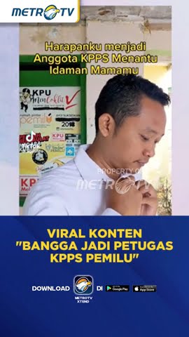 Viral Konten 'Bangga Jadi Petugas KPPS Pemilu' #shorts