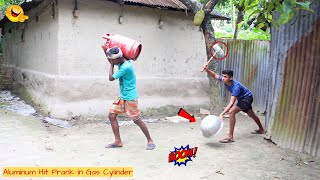 Update Viral Popping Balloon Blast Aluminum Hit Prank in Gas Cylinder Popping || Pk FunBox #2