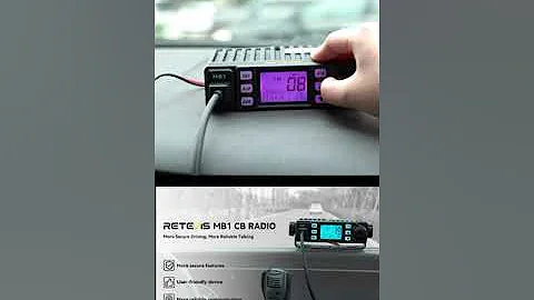 MB1 Black MINI Dual-Mode CB Mobile Radio