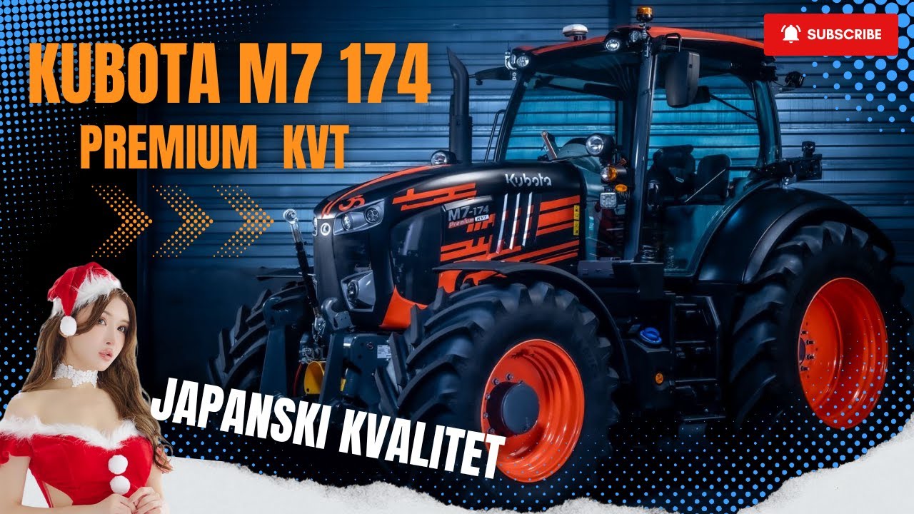 KOLIKO JE MOĆNA JAPANSKA MAŠINA -  KUBOTA M7 174   // Recenzija