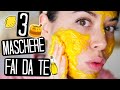 3 MASCHERE FAI DA TE *FACILISSIME* PER PELLE GRASSA BRUFOLI E PUNTI NERI | Adriana Spink