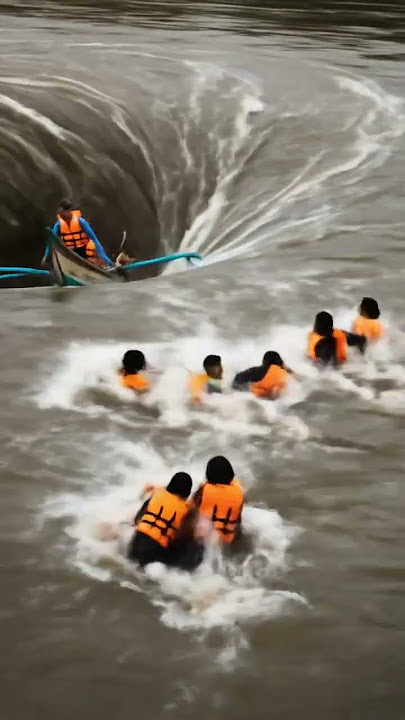 Detik detik Munculnya Pusaran_Membuat orang orang Panik #short#viral#bencana#nature