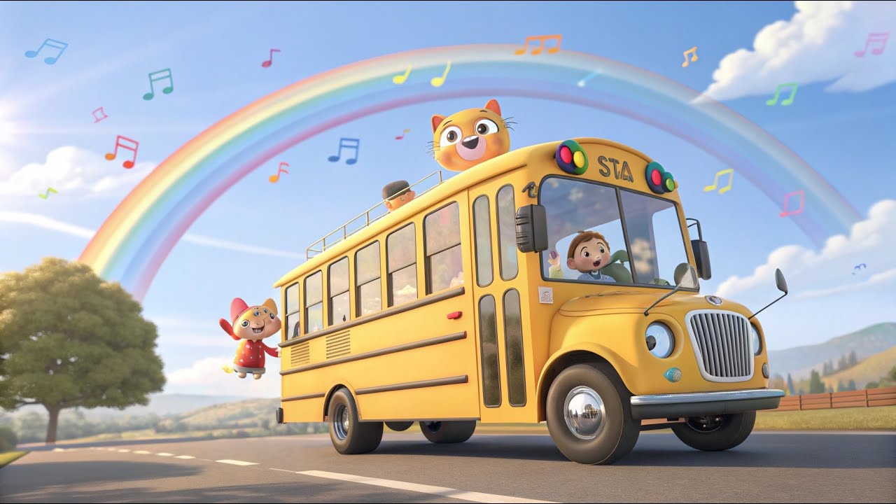 Wheels on the Bus Playful Journey 🚍 | jinglejoy hub