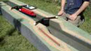 Water Testing Of Model Canal Lock