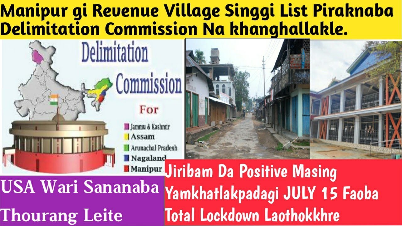Manipur Gi Revenue Village Singgi List Pirknaba Delimitation Commission