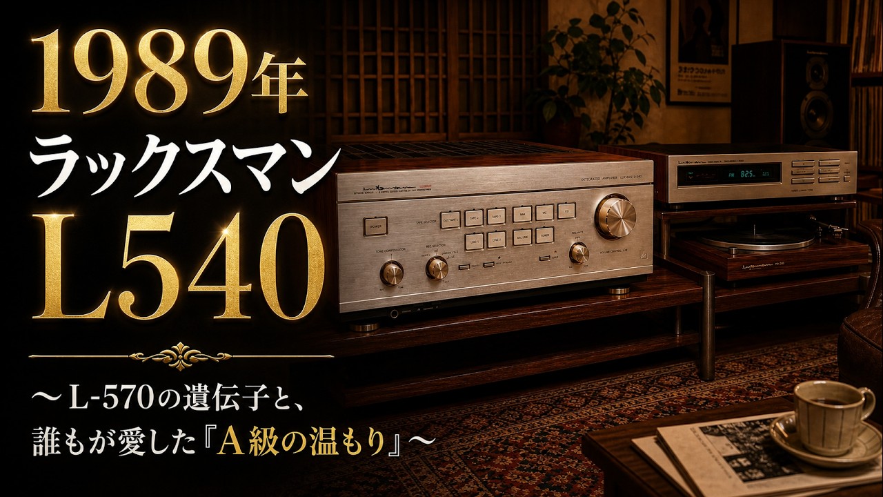 1989 LUXMAN L-540 - YouTube