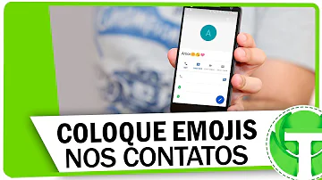 Como colocar emoji no contato do chip?