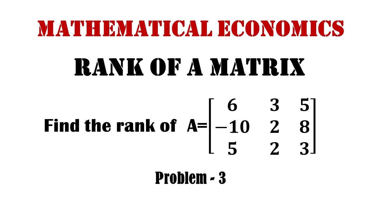 assignment problem of matrix