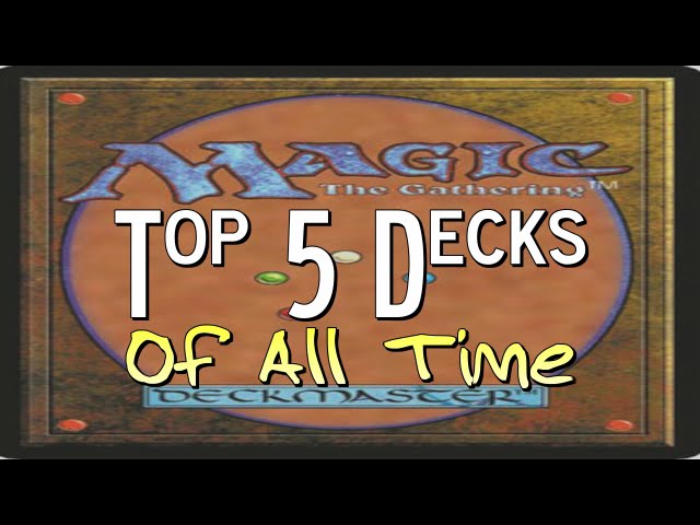 Mtg: 5 Favorite Magic Decks All - YouTube