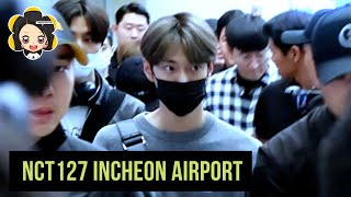 091019 Fan Experience - NCT127 Incheon Airport Seoul Arrival