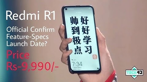 Xiaomi Redmi R1 Official Confirm Feature-specs, launch date? Price?