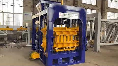 QT4-15B hydraulic hollow brick paver block making machine