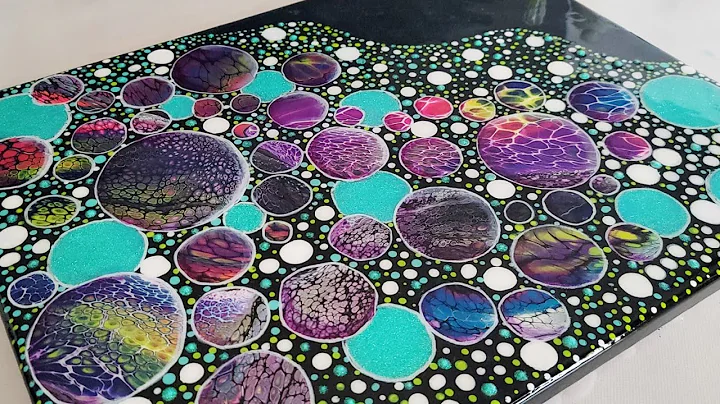 Acrylic Pouring 3D Bubbles! Acrylic Art Painting!