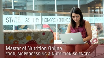 NC State University Master of Nutrition Online
