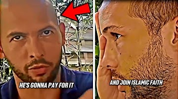 Andrew Tate Gets Angry At Tristan Tate For Not Converting To Islam!
