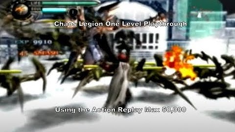 Chaos Legion One Level Playthrough using the Ps2 Action Replay Max 50,000 :D #Ps2 #CheatCodes #Sub