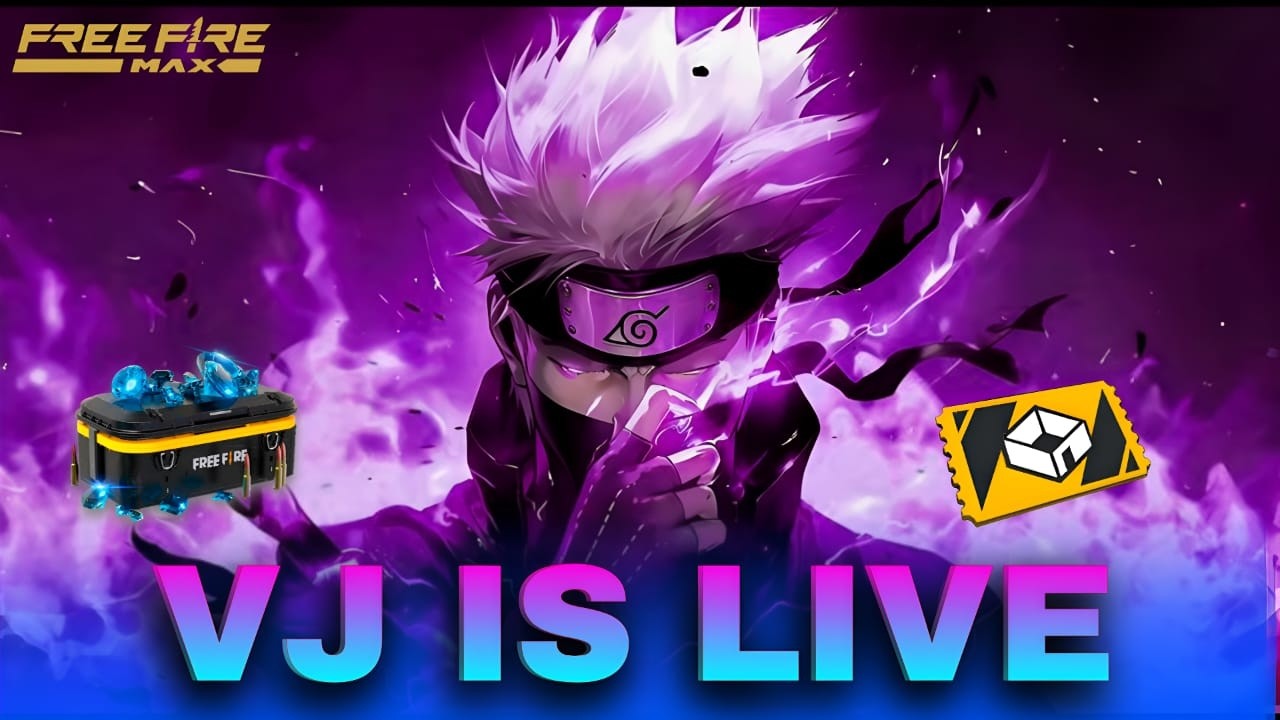 FREE FIRE LIVE WITH (VJ IS LIVE) #redeemcode