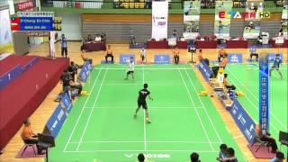 FINAL P4 MS 張恩嘉(TWN)vs NING ZHI JIE(CHN)20140511 ISF世界中學羽球錦標賽