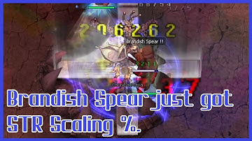Brandish Spear just got STR Scaling | Project Zero