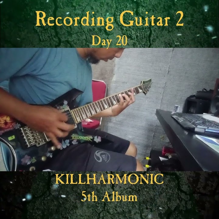 Recording Metal Guitar 2   Day 1   KILLHARMONIC 5th Album #guitarlessons #metalguitar 05