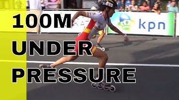 100m arnhem world championship inline speed skating 2018 (pascal briand vlog 156)