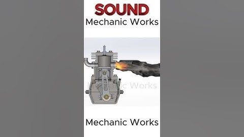two stroke motor sound animation engine #shorts #viralvideo #mechanical #animation