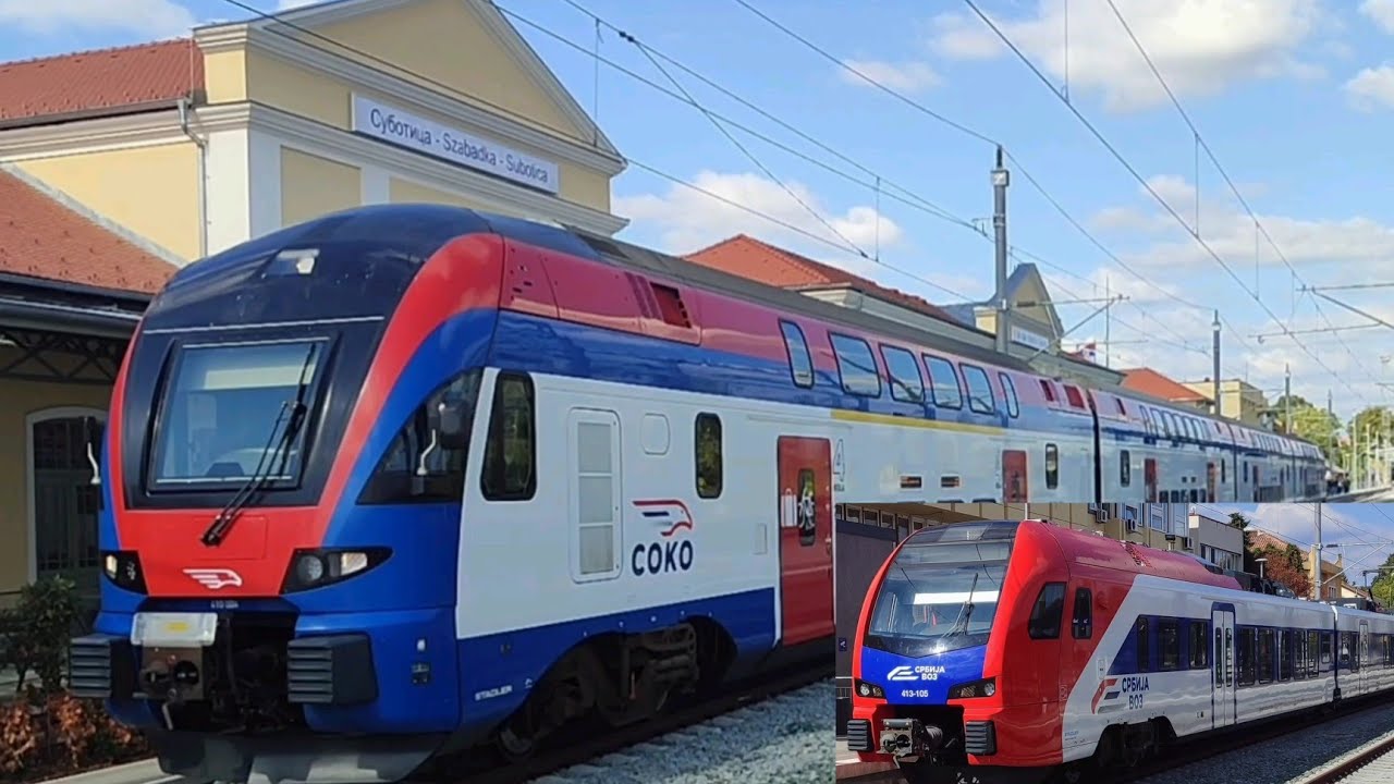 Prvi dan u putničkom saobraćaju SU-BG / Személy forgalom 1. nap Szabadka - Belgrád