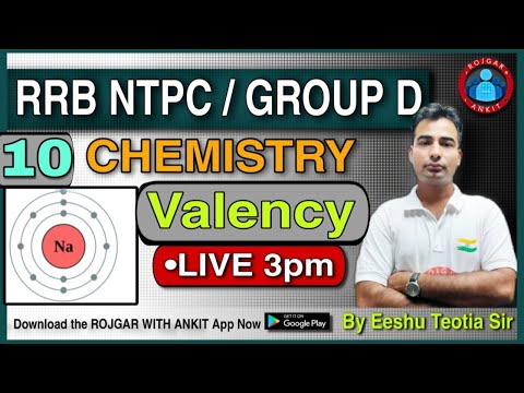 NTPC / GROUP D || CHEMISTRY || { Valency } Class- 10|| By Eeshu Sir||