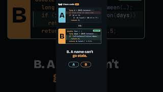 Clean code in Java: Comment or Name