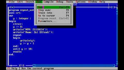 Program struktur perulangan repeat until logika algoritma