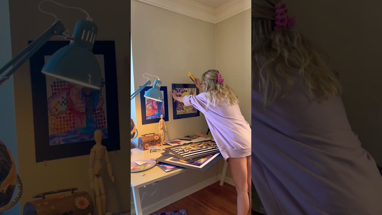 Decorating my painting studio ￼ 
