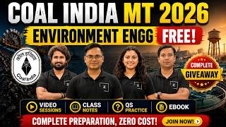 Coal India Recruitment 2026 — FREE Environment Batch! Video Sessions, Notes & Ebook