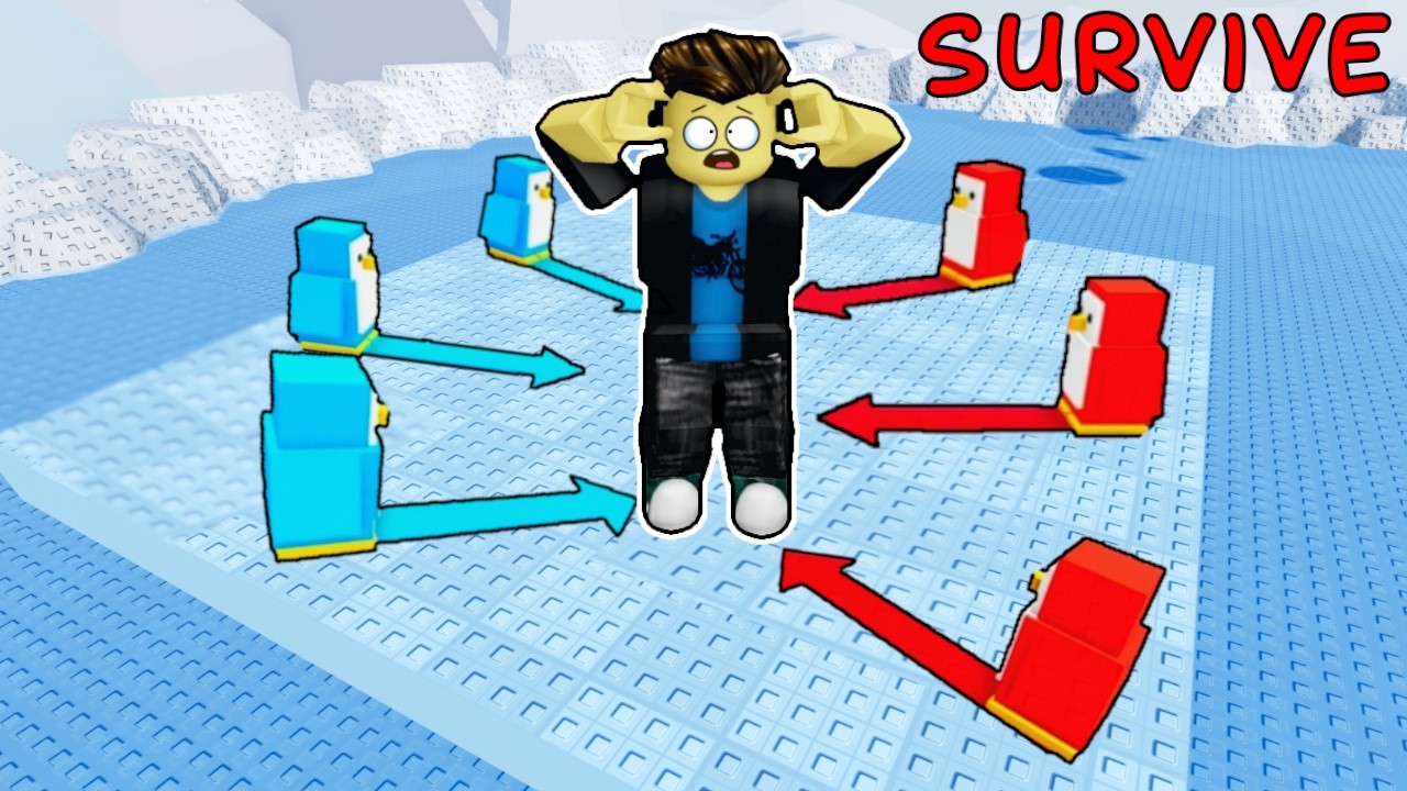 winning HILARIOUS PENGUIN FIGHTS in Roblox KNOCKOUT...