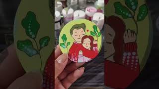 Fridge magnet ! Order ..#art#viral #homedecor #artist #drawing #painting #couple #craft #viralstory
