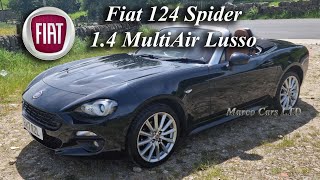 Fiat 124 Spider 1.4 MultiAir Lusso Euro 6 Petrol 2 door manual Roadster Convertible 2017 in Black